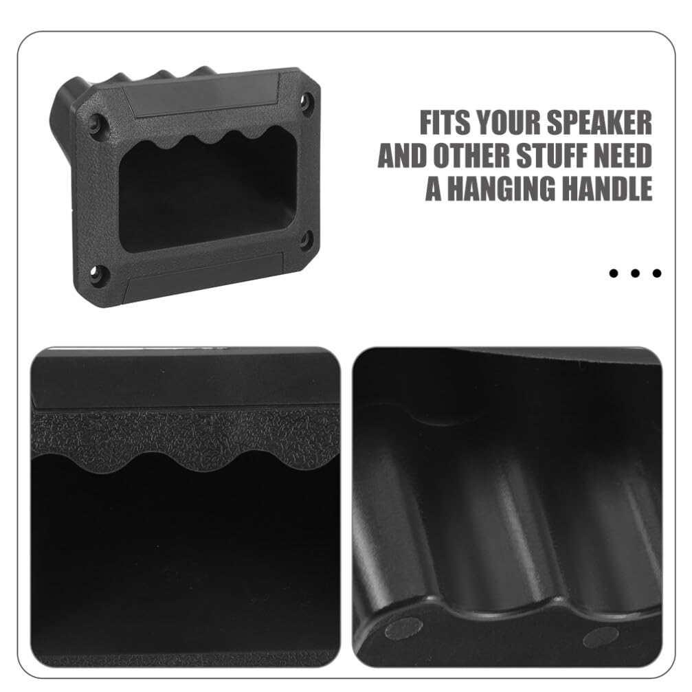 ARTIBETTER 10pcs Speaker Handle Replacement Plastic Grasp Handles for Amplifiers Cabinets Easy Installation Fit for Pa Systems Stage Audio Equipment