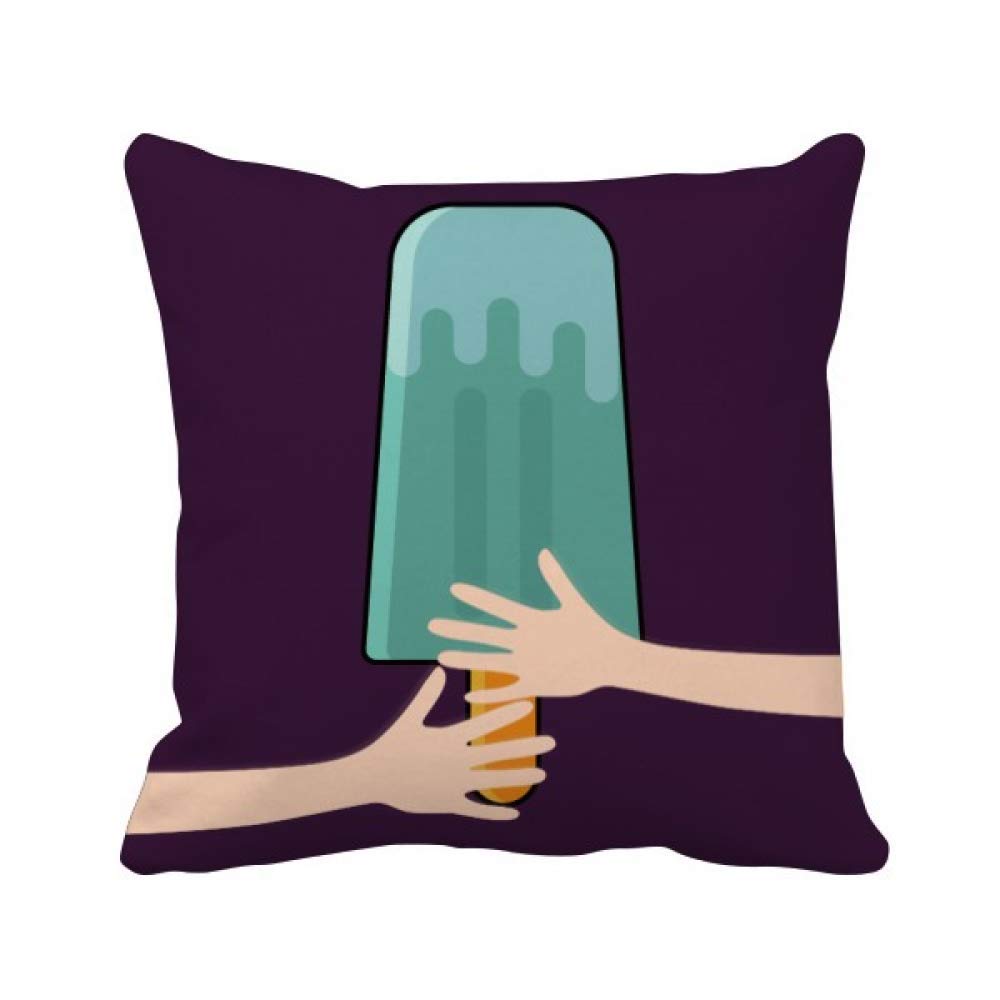 Coussin de couvrir bleu vert esquimau aux finitions soignées pour literie élégante