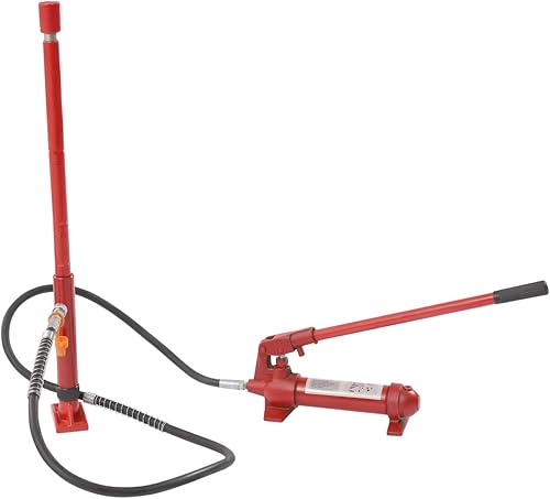 Gato hidráulico de 6 toneladas de elevación portátil, gato hidráulico de potencia resistente, kit de reparación de marco de carrocería de automóvil,