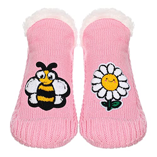 Image of ZYZX Cute Funny Slipper Socks for Women with Grips,Fuzzy Socks Indoor