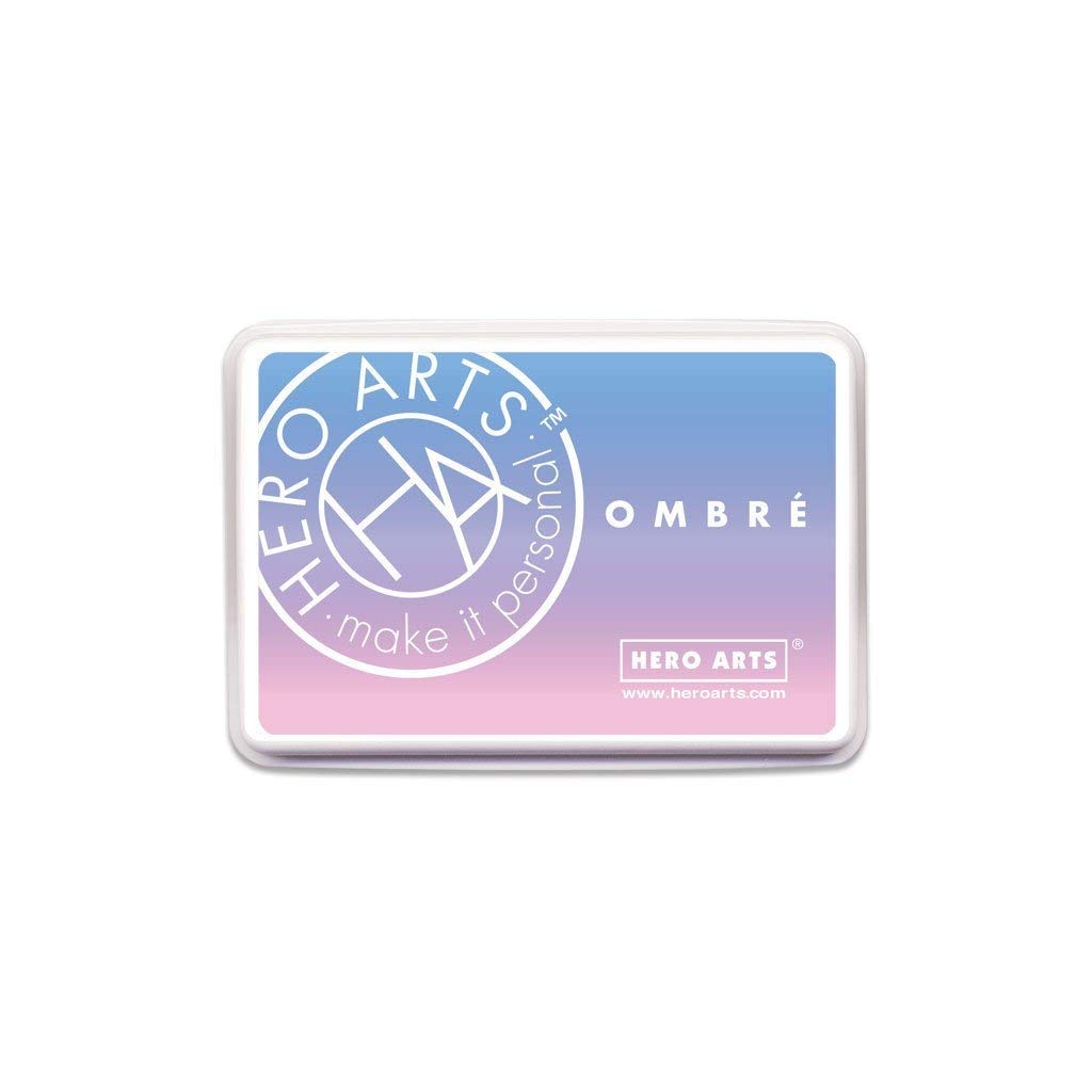 Hero Arts Ombre Ink Pad - Neon Chartreuse to Blue -4