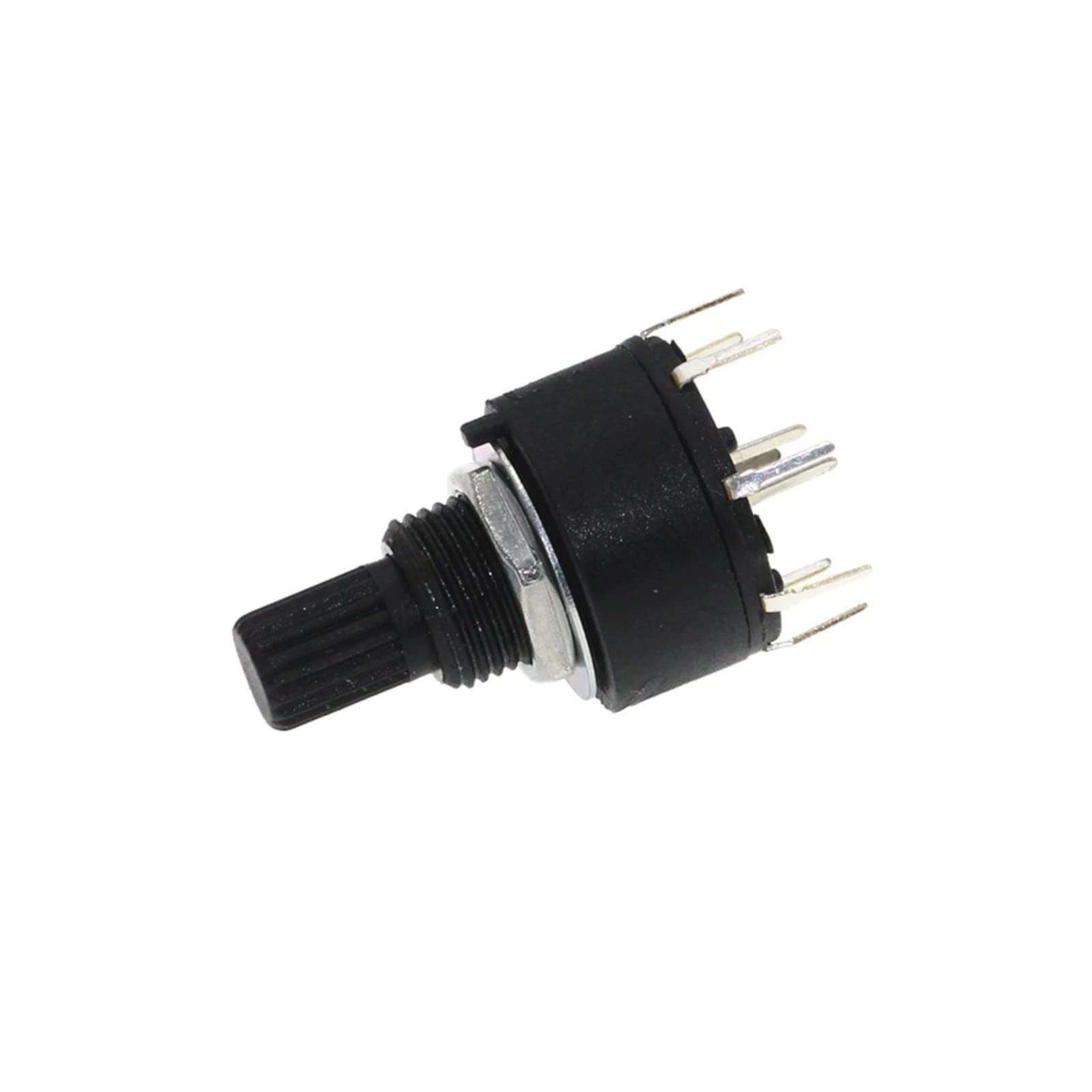 IBOWZ Rotary Encoder Codeur Rotatif, Lot de 100 interrupteurs à Bande RS16 16 mm 2P3-8P (2P4P)