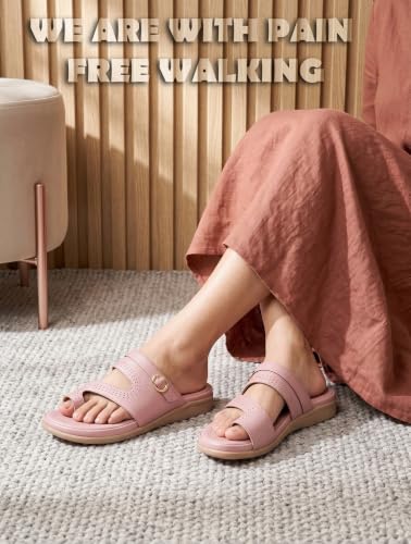 Image of Extra Soft Women's Comfortable Highcushioned Doctor Slippers|Flip-Flops Fashionable Casual & Stylish|Lightweight & Breathable Chappals|Outdoor Sandals Ladies&GirlsBB946