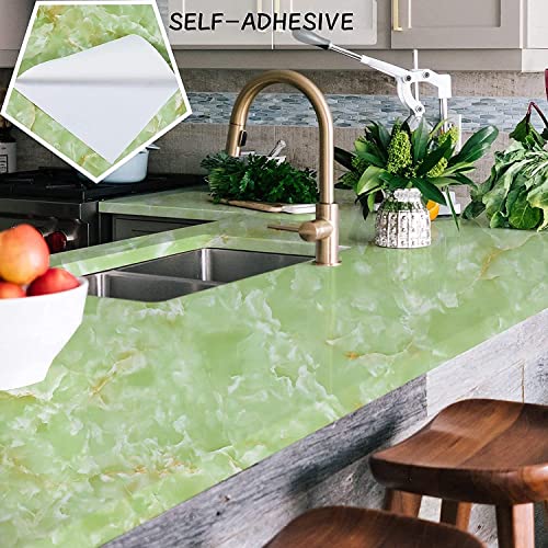 Image of Barebeauty 60 x 200 cm Kitchen Wallpaper, Self Adhesive Oil Proof Waterproof Wall Sticker for Kitchen, Anti-Mold Heat Resistant Backsplash Wall Covering (Pack of 6, 77.52 Sq. Ft. Approx)