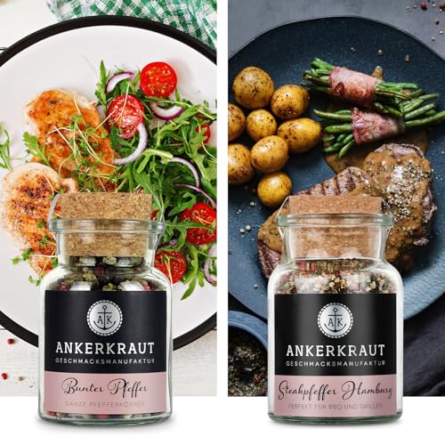 Foto von Ankerkraut Gewürz Set mit 12 Gewürzen: Best of Ankerkraut 2, leckere Zutaten für vielfältigen Geschmack in der Küche und am Grill, Fleisch und Gemüse im Handumdrehen zubereiten…