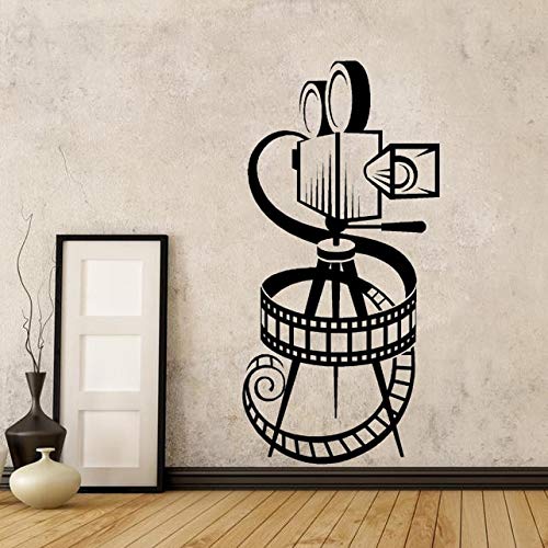 Tianpengyuanshuai Cinema decoration film reel wall art decal camera movie clip wall sticker camera design wall art poster33X68cm