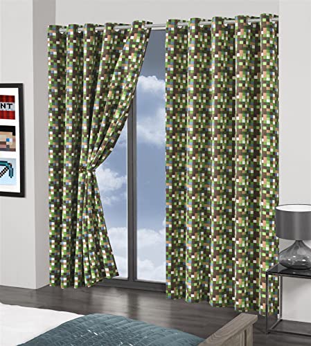 Olivia Rocco Cortinas opacas térmicas Glow In The Dark - Par de cortinas opacas (167,6 x 137,2 cm), color negro Cover