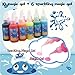 Nikolle Magic Water Elf Powder Refill, Water Gel Kit Refill with 16 Colors (Among Them 6 Sparkling Magic Gel)