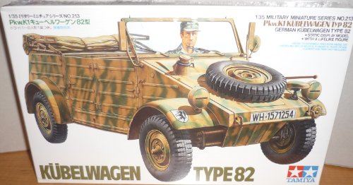 Maquette Kubelwagen TYP 82 Tamiya 35213 à l'échelle 1:35 pour collectionneurs