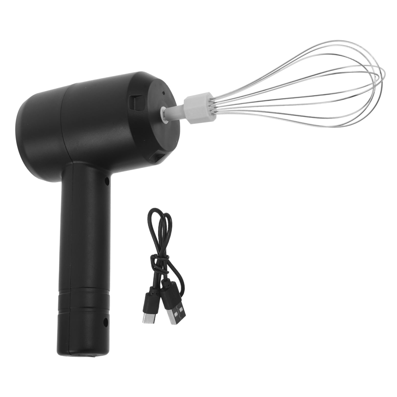 LABRIMP Wiederaufladbarer Elektrischer Haarfarbenmischer mit Leisem Betrieb und Kunststoffgehäuse Kabelloser Handmixer für Selbstgemacht und Reisen Automatisches Mischgerät für Farbcreme