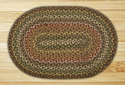 Alfombra Earth Rugs 3 x 5 pies Fir/Ivory miniatura 2