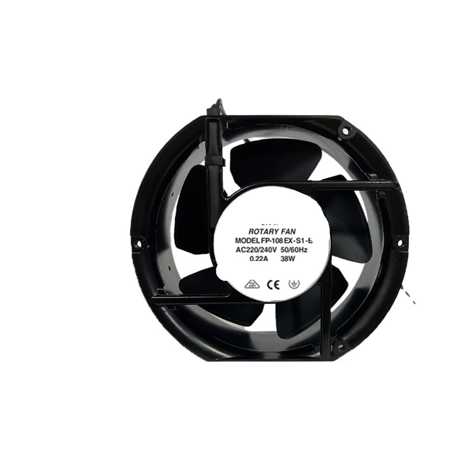 OKEWGHFL Axial Fan FP-108EX-S1-B 220V 38W Dual Bearing Cooling Fan Oval 172x150x51mm