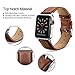Benuo Leather Band for Apple Watch 44mm 42mm, [Vintage Series] Premium Genuine Leather Strap for Apple Watch Series 4/ 3/ 2/ 1/Edition/Sport, Classic Replacement with Secure Buckle