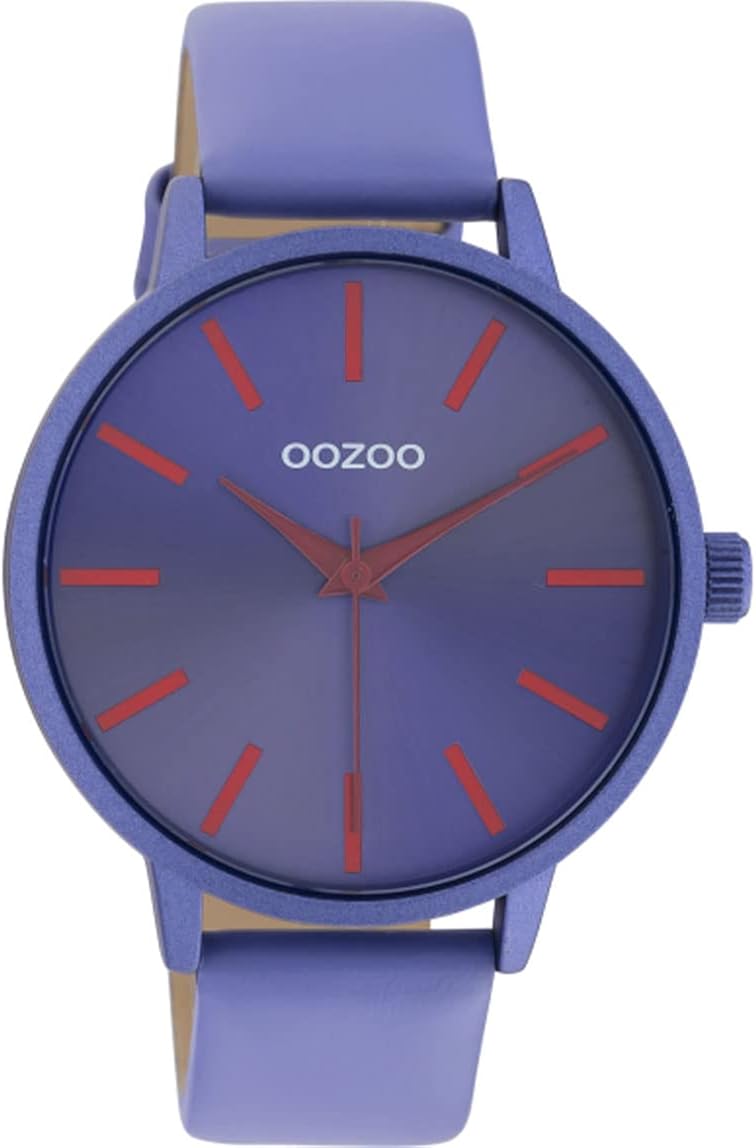 Oozoo Orologio da polso da donna con cinturino in pelle Color Line 42 mm di diametro in diverse varianti Oozoo Orologio da polso da donna con cinturino in pelle Color Line 42 mm di diametro in diverse varianti
