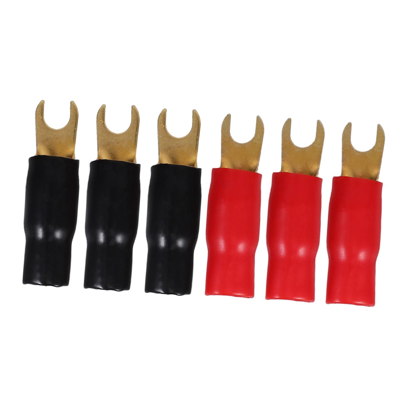 Adaptadores de cable de altavoz de calibre chapado y conectores de crimpado de pala 8