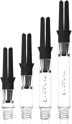 Miniatura 15 de Cañas de dardo de carbono – Bloqueadas y silenciosas (giratorias) – 9 tamaños – para dardos de punta suave y punta de acero – Ligeras, duraderas
