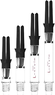 Carbon Dart Shafts – Locked & Silent (Spinning) – 9 Sizes – for Soft Tip & Steel Tip Darts – Lightweight, Durable, Professional Grade