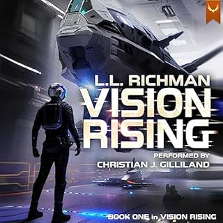 Vision Rising Audiolibro Por L.L. Richman arte de portada
