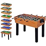 WIN.MAX WinMax Multi Game Parte Etisch, Mega 12 en 1, Incluye Accesorios para un, Mesa de Billar, Tenis de Mesa, Hockey Futbolín y mas, 106.7x61x81.3 cm