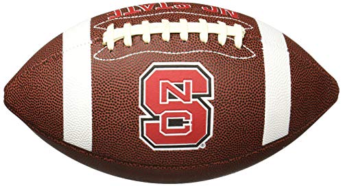 NCAA Game Time Full Size Football , North Carolina State, Brown, Full Size