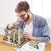 OWNONE 1 3D Wooden Puzzle Marble Run for Adults, DIY Marble Run Wooden Model Kit, HDF Material, Mechanical Puzzle, Modern Style, 334 Pieces, 1 Set, 1 Item, 1 Package