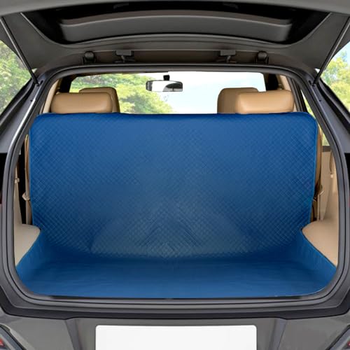 Capa Protetora Porta Malas Veículo PET Impermeável em Couro Sintético (Azul)