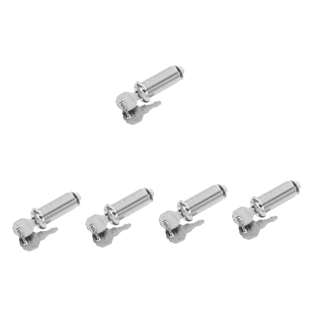 WOONEKY Lot De 5 Serrures De Boîte Aux Lettres À Clé Haute Dureté Pour Armoire