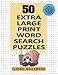 50 Extra Large Print Word Search Puzzles: Classic Hollywood