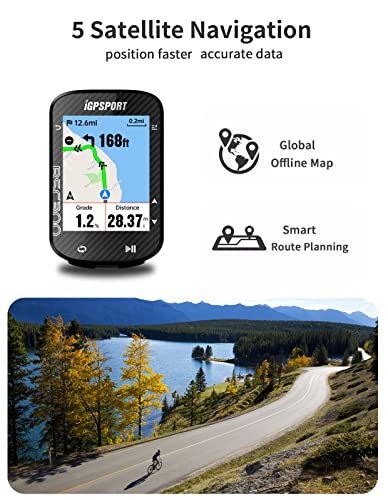 Igpsport Bsc300 Gps Cycling/Bike Computer, Bicycle Computer With Offline Maps And Dynamic Road Planning #TOP1