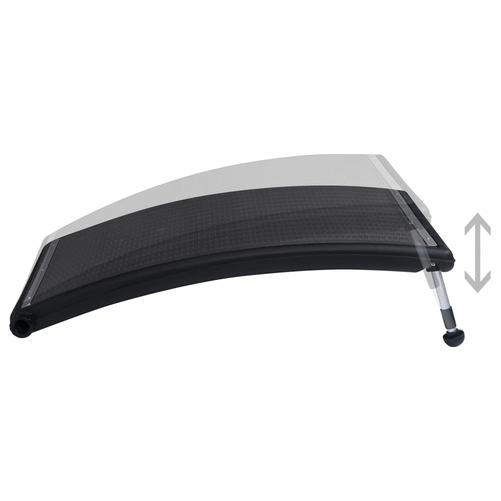 Leepesx Panneau de Chauffage Solaire de Piscine Système de Chauffage Extérieur Panneau de Chauffage Solaire de Piscine courbé 110x65 cm