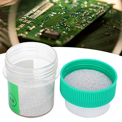 Image of Lead-Free Solder Balls,BGA Lead‑Free Solder Ball Tin Balls 25W for PCB Board Rework Reballing Accessories 0.55MM