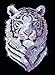 Sequin Art Blue, Snow Tiger, Sparkling Arts and Crafts Picture Kit; Creative Crafts for Kids and Adults (5528908)