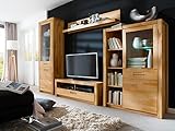 wohnzimmerschrank kiefer lackiert Durch das massive und geölte Holz hat die Wohnwand eine sehr edle und behagliche Ausstrahlung.