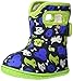 BOGS Baby Waterproof Snowboot Rain Boot, Puppies-Blue, 4 US Unisex Infant