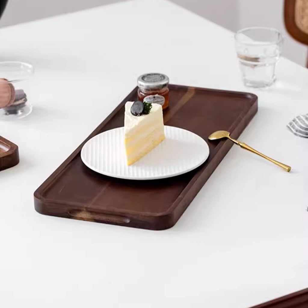 Bandejas Servir Comida Bandeja de té for el hogar, Bandeja for Aperitivos, Taza Agua for Frutas y, Almacenamiento for Tazas, Comida for Servicio Restaurante cafetería Mesa Cama | C