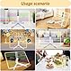 LED Notiztafel mit 7 Farben Stift/Stand, Acryl Glow LED Abwischbar Memo Board, Led Maltafel für kinder, Transparente Leuchttafel Nachrichtentafel Schreibtafel für Büro Cafe School Haus (30 x 20 cm)