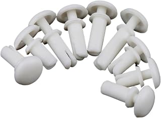 IOFIT Remaches de Nailon Liso Remache a presión Blanco R2648 R2655 R2664 R2672 R3035 R3045 R3055 R3065 R3075 R3080 R3090 R3100 R3535 (Color : R2655, Size : 50Pcs)