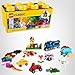 LEGO Classic Medium Creative Brick Box 10696 Building Toy Set - Featuring Storage, Includes Train, Car, and a Tiger Figure, and Playset for Kids, Boys, and Girls Ages 4-99