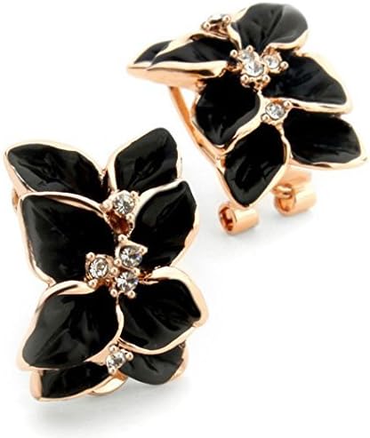 Fashion Jewellery Stylish Fancy Party Wear Earrings for Women Traditional Earrings Tops for Girls (BLACK)