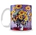 Monet - Taza, diseño con girasoles