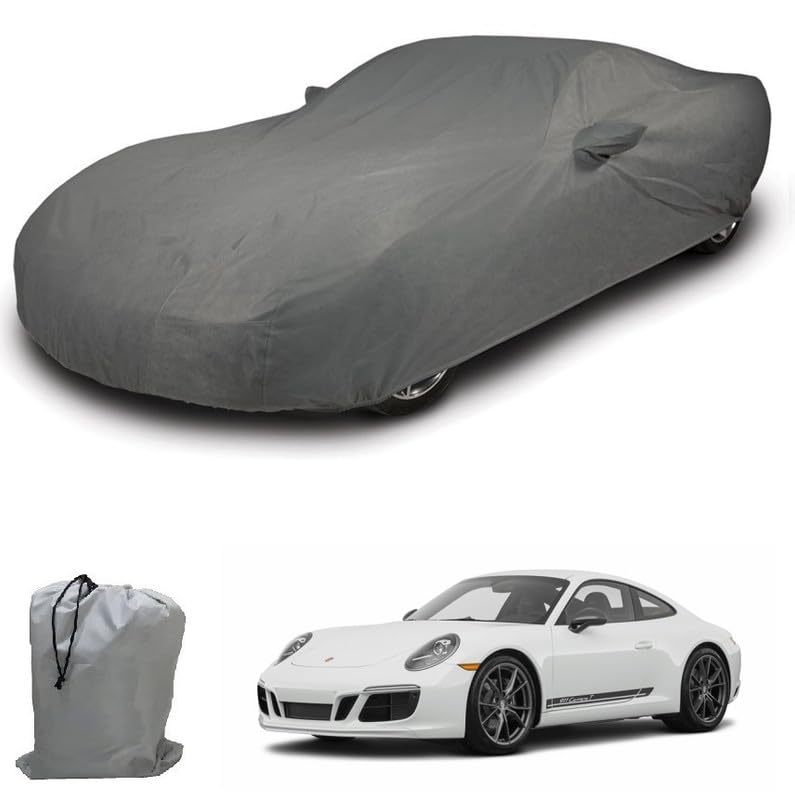 Image of ARCUATE Triple Layer Custom fit Car Body Cover for Porsche 911 Carrera |Top Layer Dustrproof | Middle Layer Waterproof | Bottom Layer Scratch Protection | Outdoor Indoor Fabric