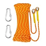 1.Corde escalade statique composée d’une gaine extérieure en polyester de 48 brins et d’un noyau interne en nylon de 50 brins. Tressage serré, couture solide, haute résistance, résistance à l’abrasion et à la chaleur, légerité, excellente élasticité et flexibilité, imperméable, séchage rapide, anti-UV, couleur vive et ne se décolore pas. Flotte sur l’eau, sans effet même après une longue immersion. Couleur fluorescente, haute visibilité.