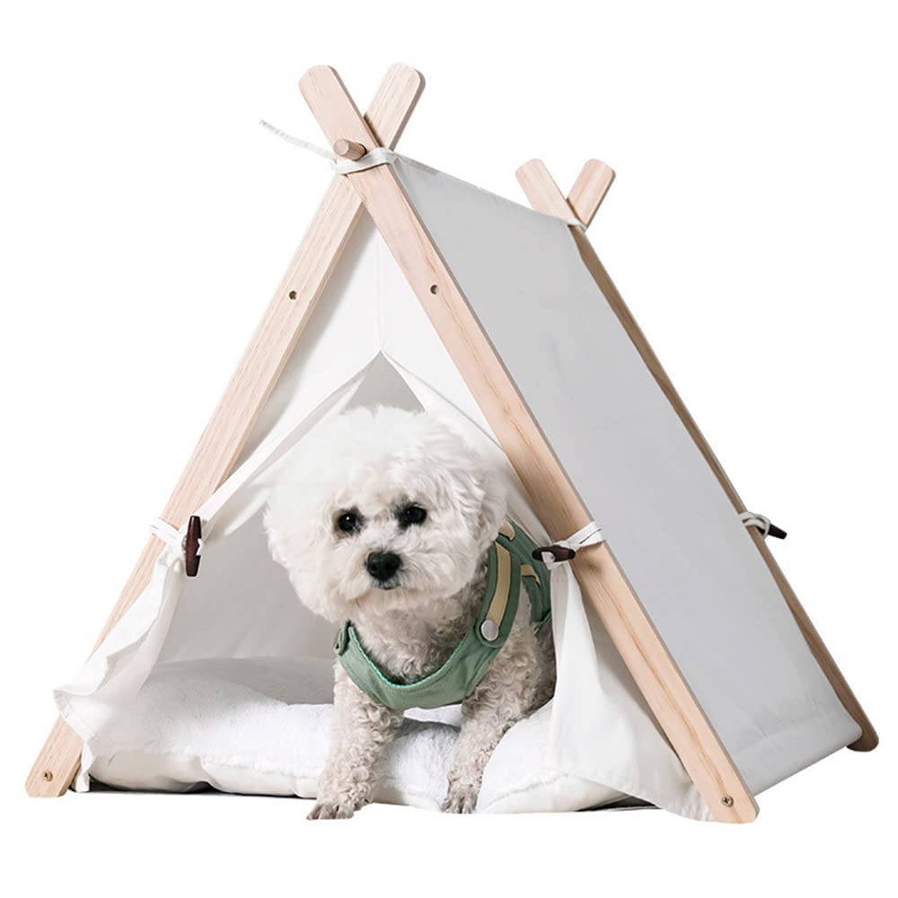 Tenda per Animali Domestici per Cani Letto per Gatti Portatile Rimovibile Lavabile per Esterni Interni Case per Gattini da Viaggio Teepee