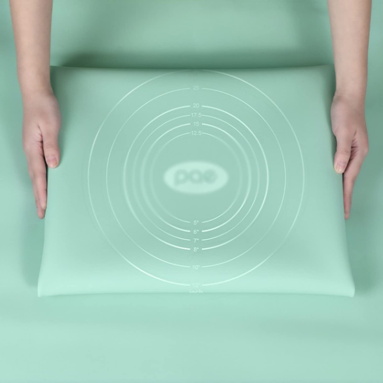 Silikon-Gebäckmatte Randerhöhung, Backmatte mit Maß, Teigausrollmatte, Ofeneinlage, for Thekenmatte, Fondantmatte (Color : Purple, Size : 40 * 60CM)