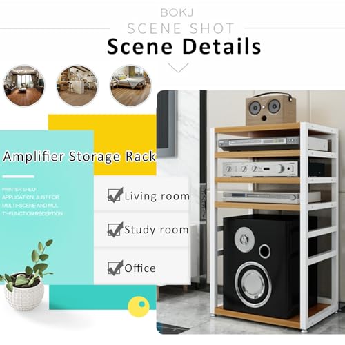 Étagère d'angle et support multimédia audio-vidéo mobile pour meuble TV