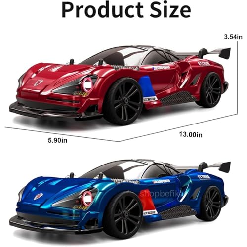 Image of Samtop Rc Drift Cars for Adults, 1 /16 Remote Control Car, 35Km /h High Speed Fast RC Car for Adults, 2.4GHz with 7 Modes LED Lights Racing RC Drifting Car, Multicolor