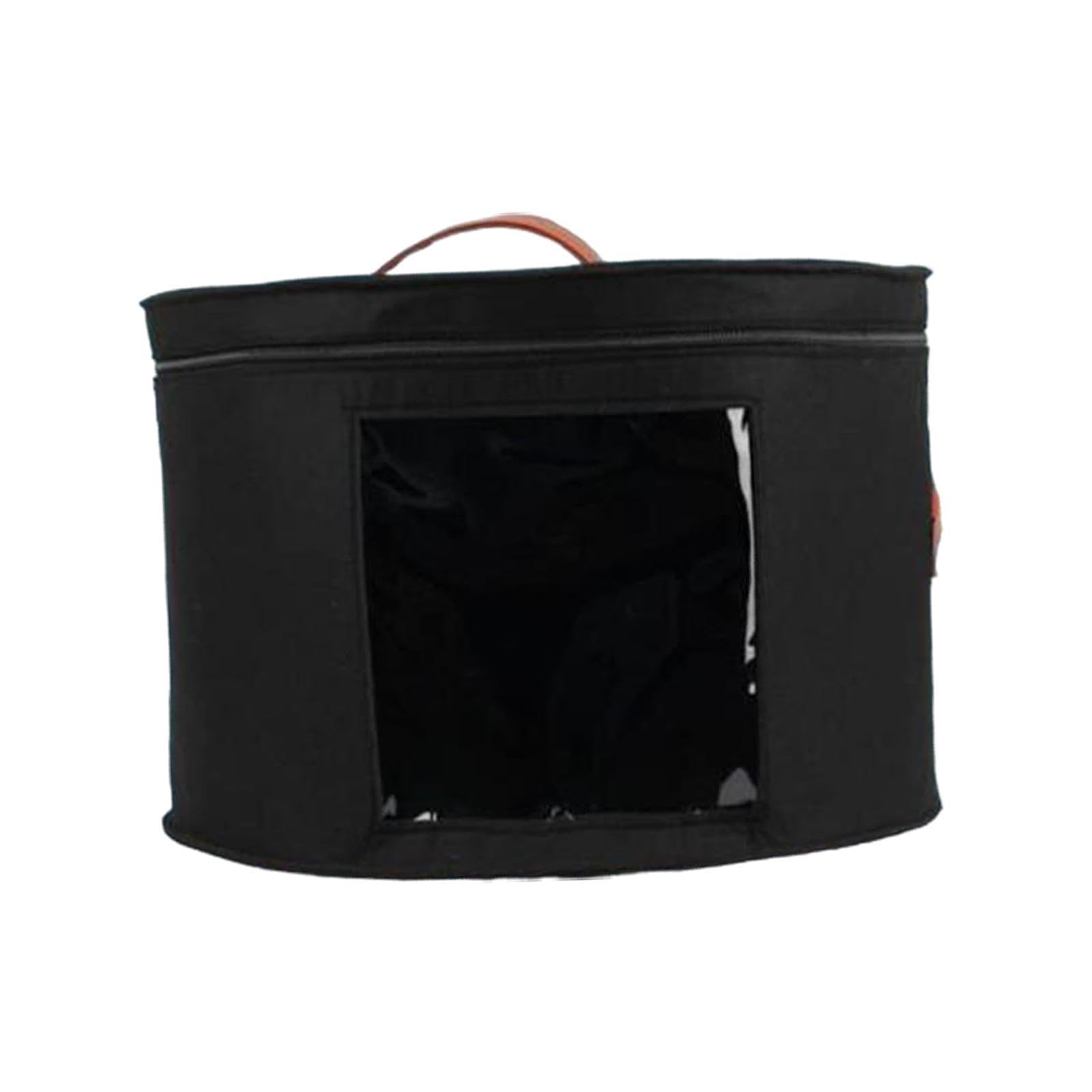 Colaxi Hat Storage Box for Closet Sunhat Protector Lightweight Travel Portable Hat Case, Black