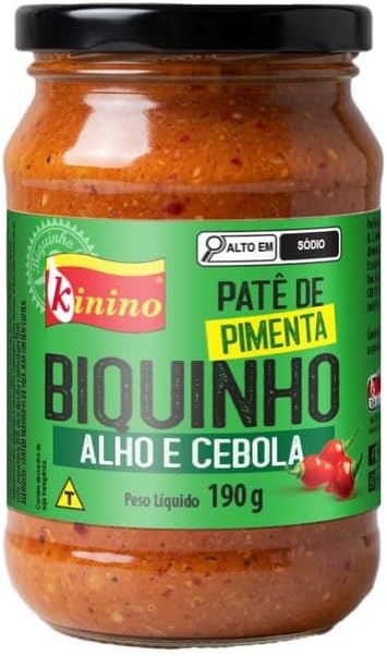 PATE DE BIQUINHO ALHO E CEBOLA KININO 190G