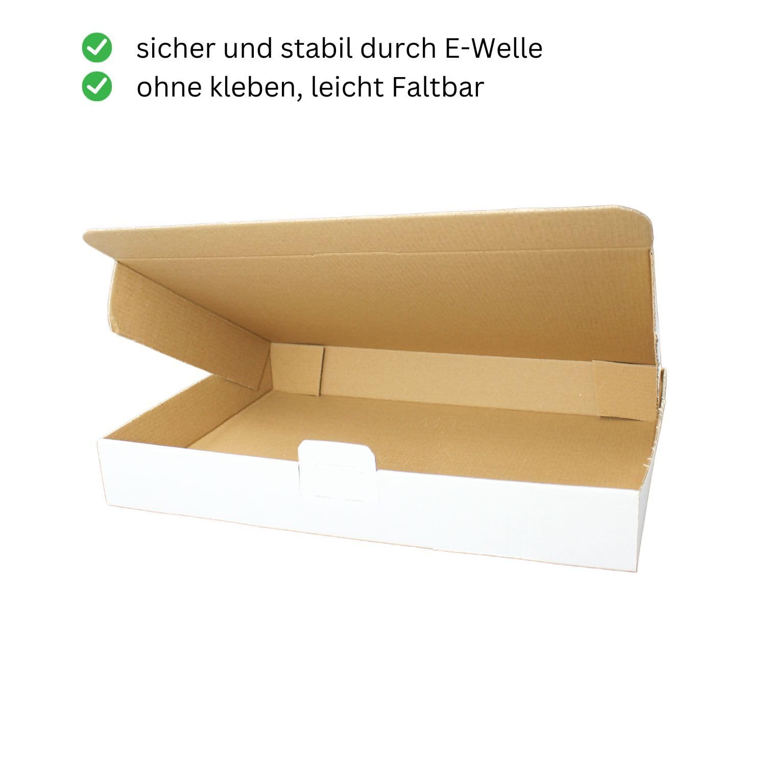 dimapax MB3 - Maxibriefkarton 240 x 160 x 50 mm | Weiss | 200 Stück Warensendung | Briefkarton | Karton | Kartonage | Versandkarton