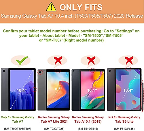 Auslbin Custodia Galaxy Tab A7 10.4 Pollice Pelle